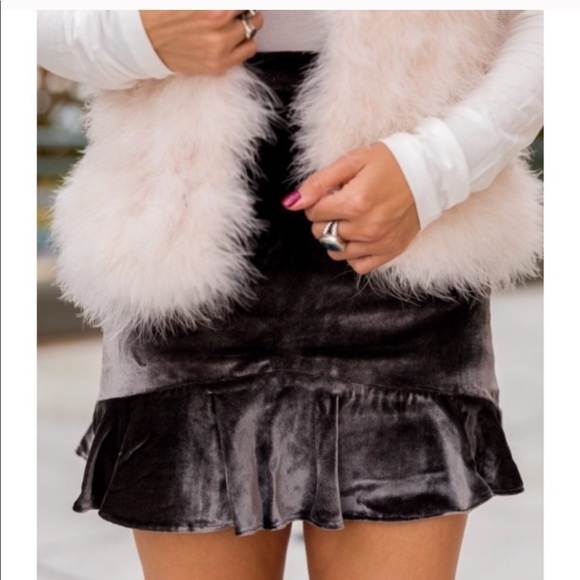 Madewell Gunmetal Silk & Viscose Lined Skirt Size 12 - Picture 6 of 7